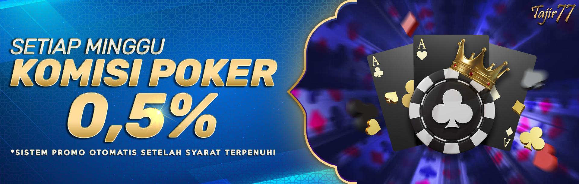 KOMISI POKER 0.5%