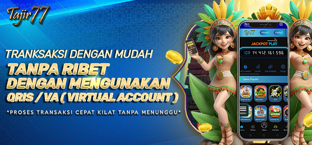 Deposit di TAJIR77 mengunakan QRIS AUTO	