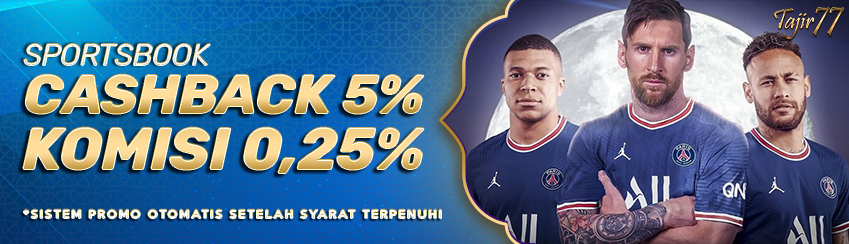 BONUS SPORTBOOK CASHBACK 5% MAKIN TAJIR